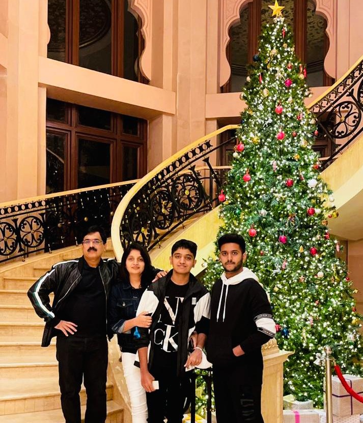 Dr. Yusuf Kumble with Family